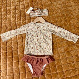 Rylee + Cru Baby Girl Swim Set